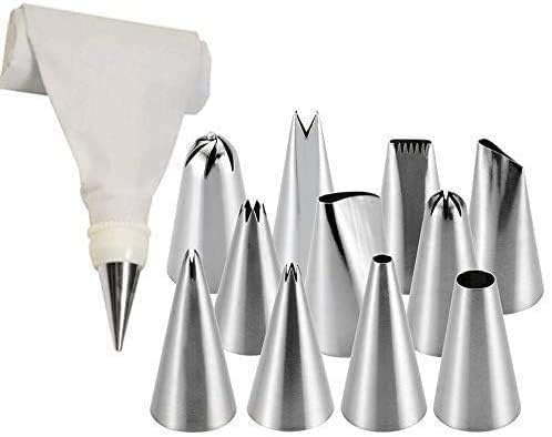 12Pc Russian Tulip Nozzle Cake Decorating Kit
