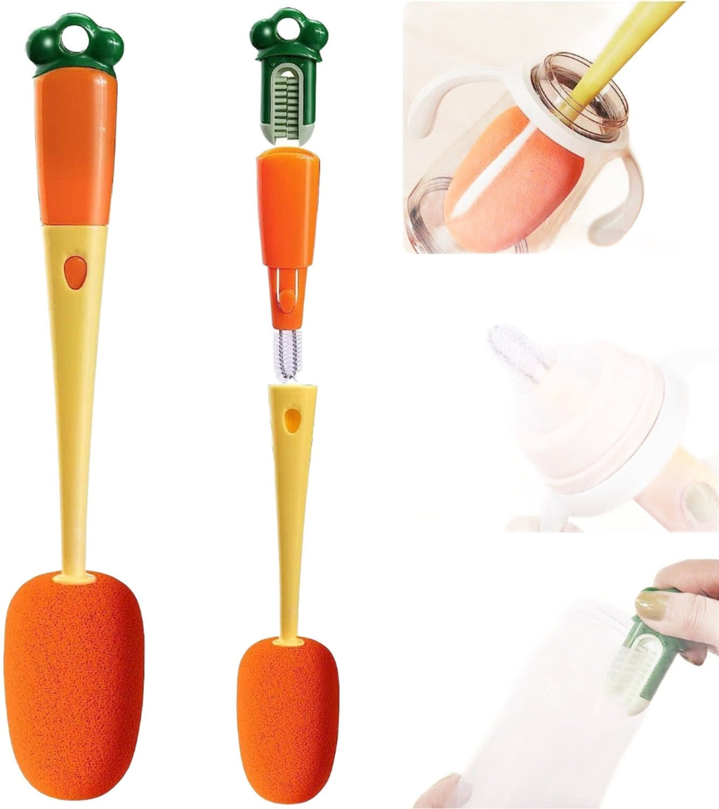 3-in-1 Multi Bottle Cleaning Brush for Cups, Tumblers & Bottles