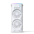 Tower Mist Fan & Cooler Humidifier Remote 3-Speed USB