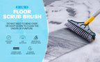 2-in-1 Bathroom Cleaning Brush with Wiper & Squeegee