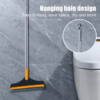 2-in-1 Bathroom Cleaning Brush with Wiper & Squeegee