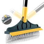 2-in-1 Bathroom Cleaning Brush with Wiper & Squeegee