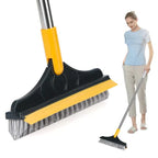 2-in-1 Bathroom Cleaning Brush with Wiper & Squeegee