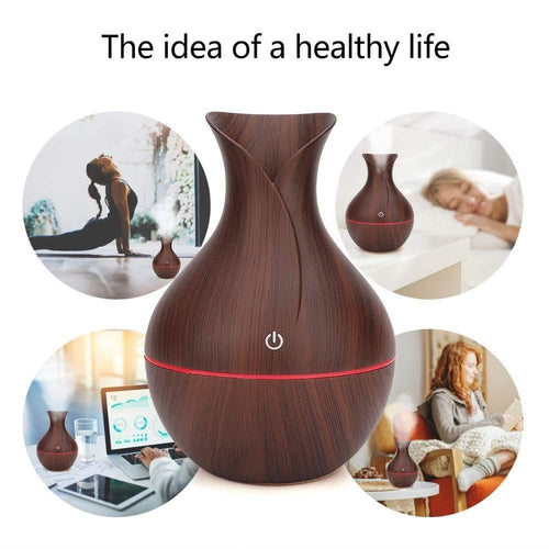 2-in-1 Pot Cool Mist Humidifier & Essential Oil Diffuser