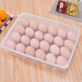 24 Grid Egg Storage Box Rectangular Fridge Tray