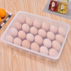 24 Grid Egg Storage Box Rectangular Fridge Tray