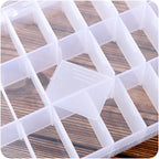 24-Grid Adjustable Jewelry Organizer | Transparent Storage Box
