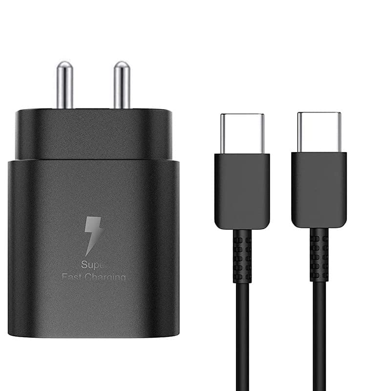 25W Superfast PD Type C Charger with Cable Combo