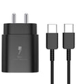 25W Superfast PD Type C Charger with Cable Combo