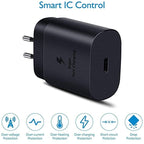 25W Superfast PD Type C Charger with Cable Combo