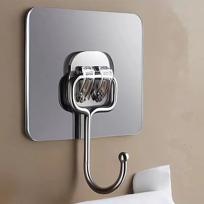 Self Adhesive Hook 10kg Waterproof Rustproof Gold