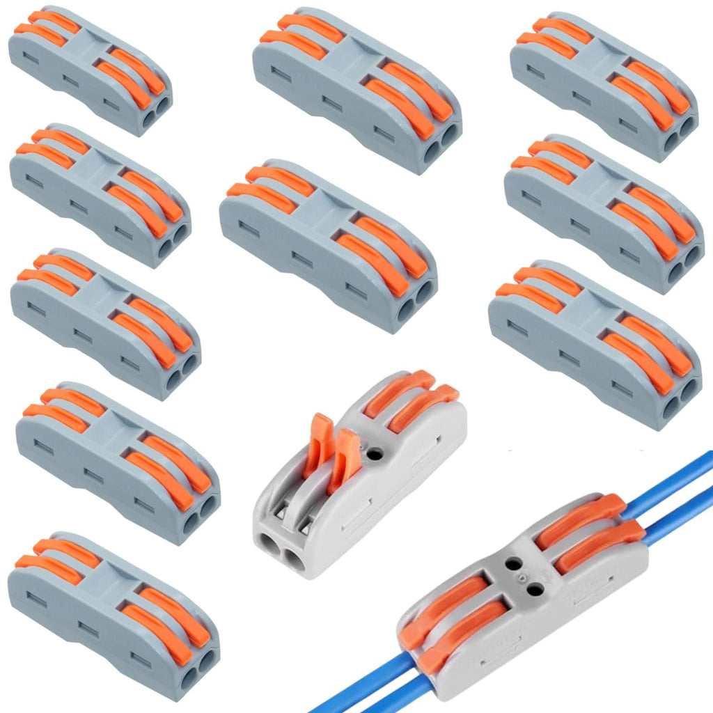 2-Circuit Lever Wire Connector Compact Cable Splice Clamp