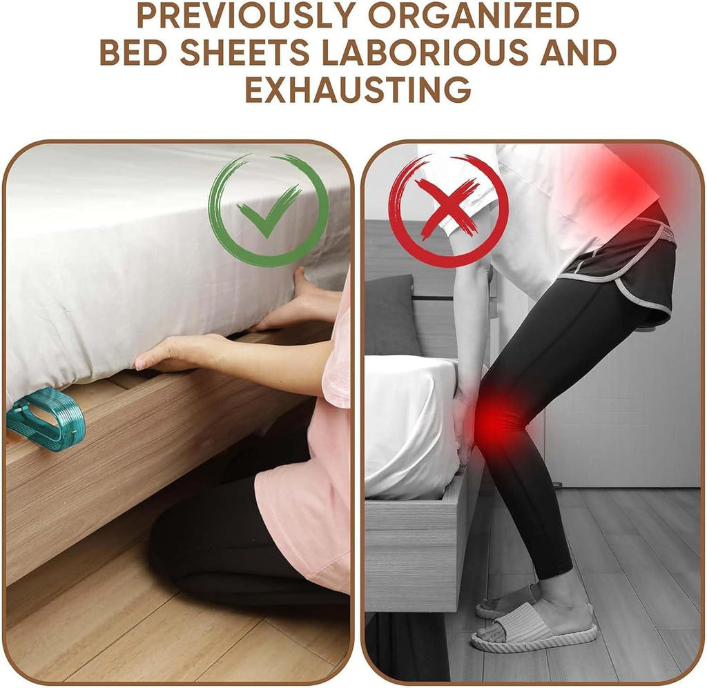 2 Pcs Mattress Lifter Tool | Bed Sheet Tucker with Ergonomic Grip