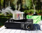 2-in-1 Mini Gas Stove | Portable Dual Fuel Outdoor Camping Burner