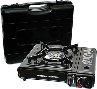 2-in-1 Mini Gas Stove | Portable Dual Fuel Outdoor Camping Burner