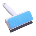 2-in-1 Window Squeegee Scrubber Glass Cleaner