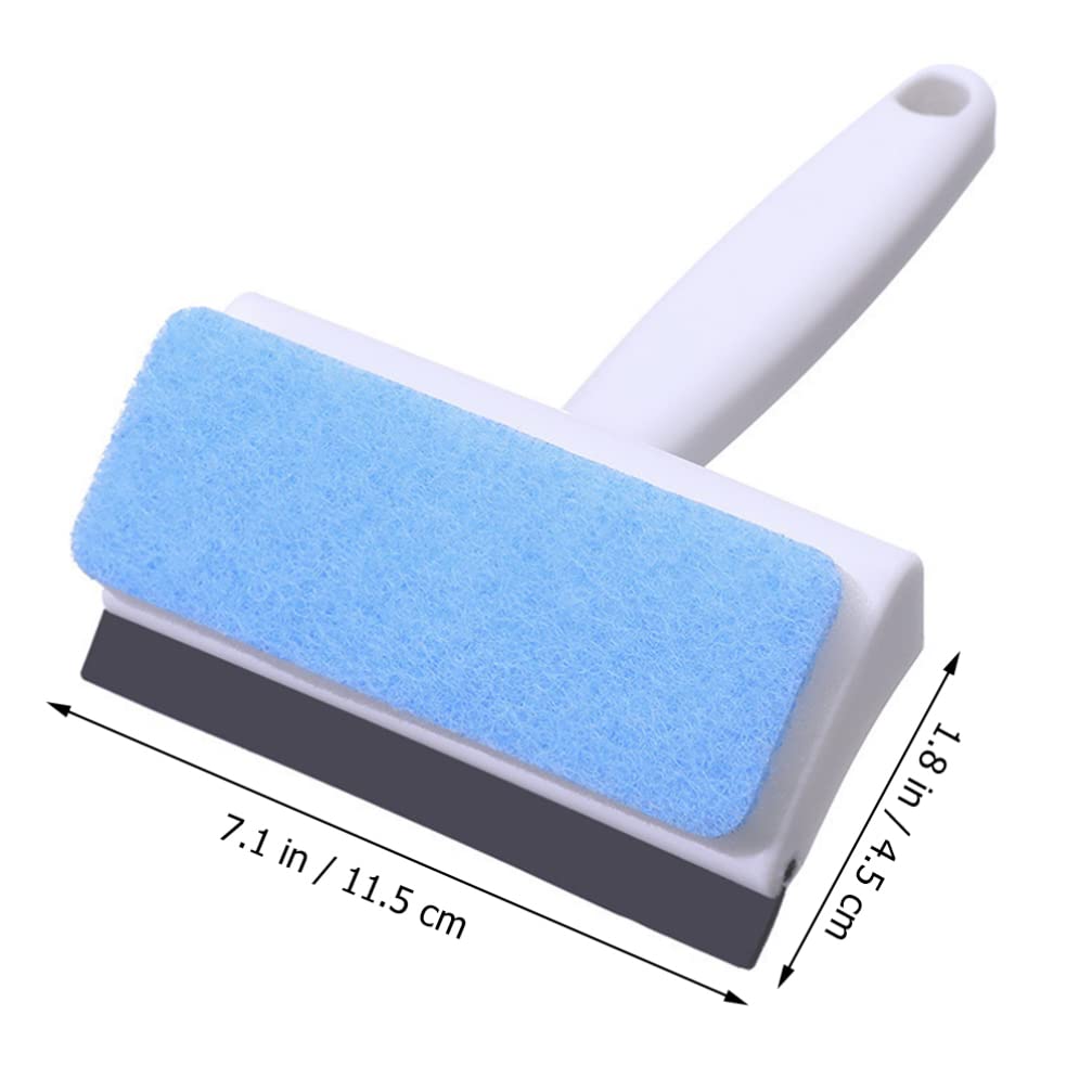 2-in-1 Window Squeegee Scrubber Glass Cleaner