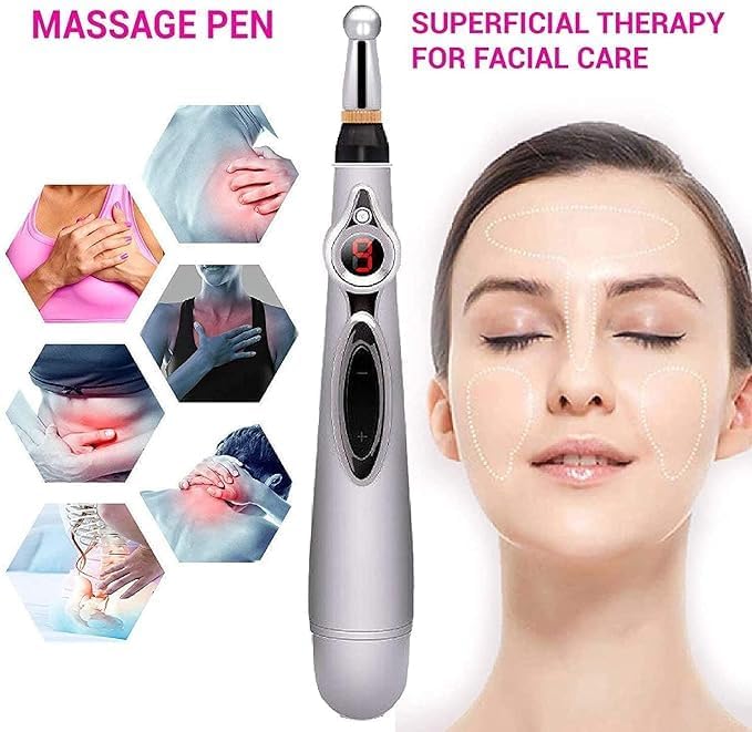 3-in-1 Electronic Acupuncture Pen for Pain Relief Therapy