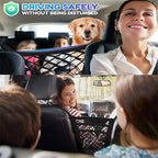 3-Layer Car Seat Organizer – Kids & Pet Barrier Storage