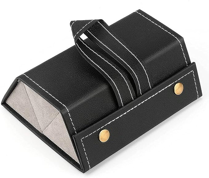 3 Slot Sunglasses Organizer Box Portable Folding Eyewear Case