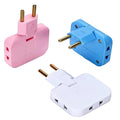 3-in-1 Rotating Extension Plug Adapter – 180° Adjustable
