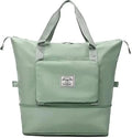 Green Foldable Travel Duffel Bag | Lightweight Waterproof Tote
