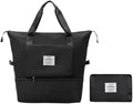 Black Foldable Travel Duffel Bag | Lightweight Waterproof Tote