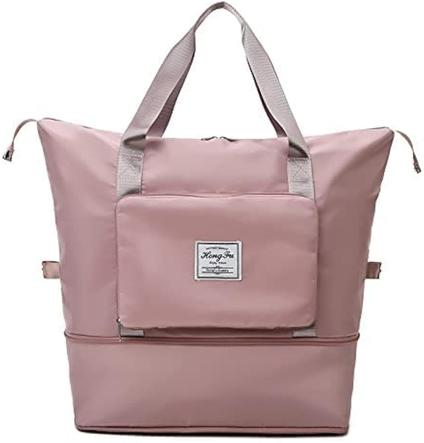 Peach Foldable Travel Duffel Bag | Lightweight Waterproof Tote