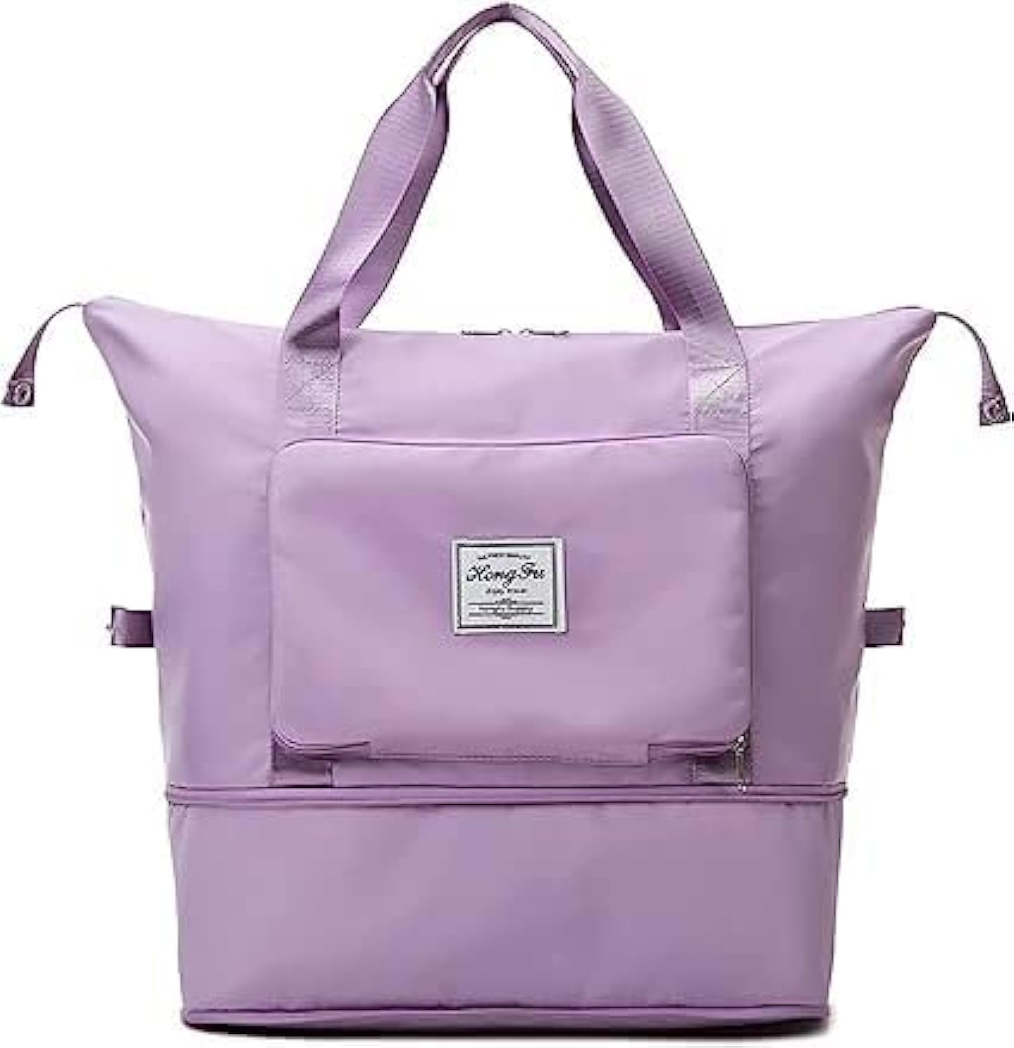 Purple Foldable Travel Duffel Bag | Lightweight Waterproof Tote