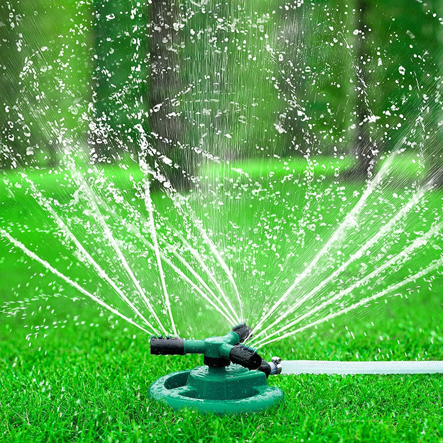 360° Rotating Garden Sprinkler | Adjustable Lawn Watering Tool
