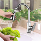 360° Kitchen Tap Extender – 3-Mode Water-Saving Aerator