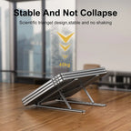 Laptop & Tablet Stand | Foldable Adjustable Aluminum Holder