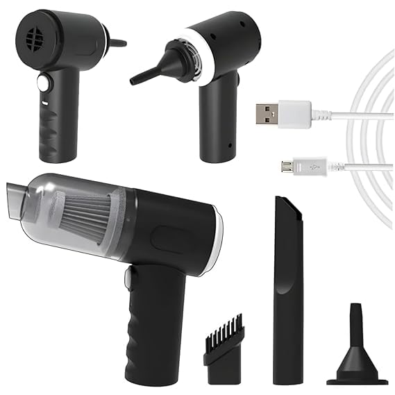 3-in-1 Cordless Handheld Vacuum USB Rechargeable