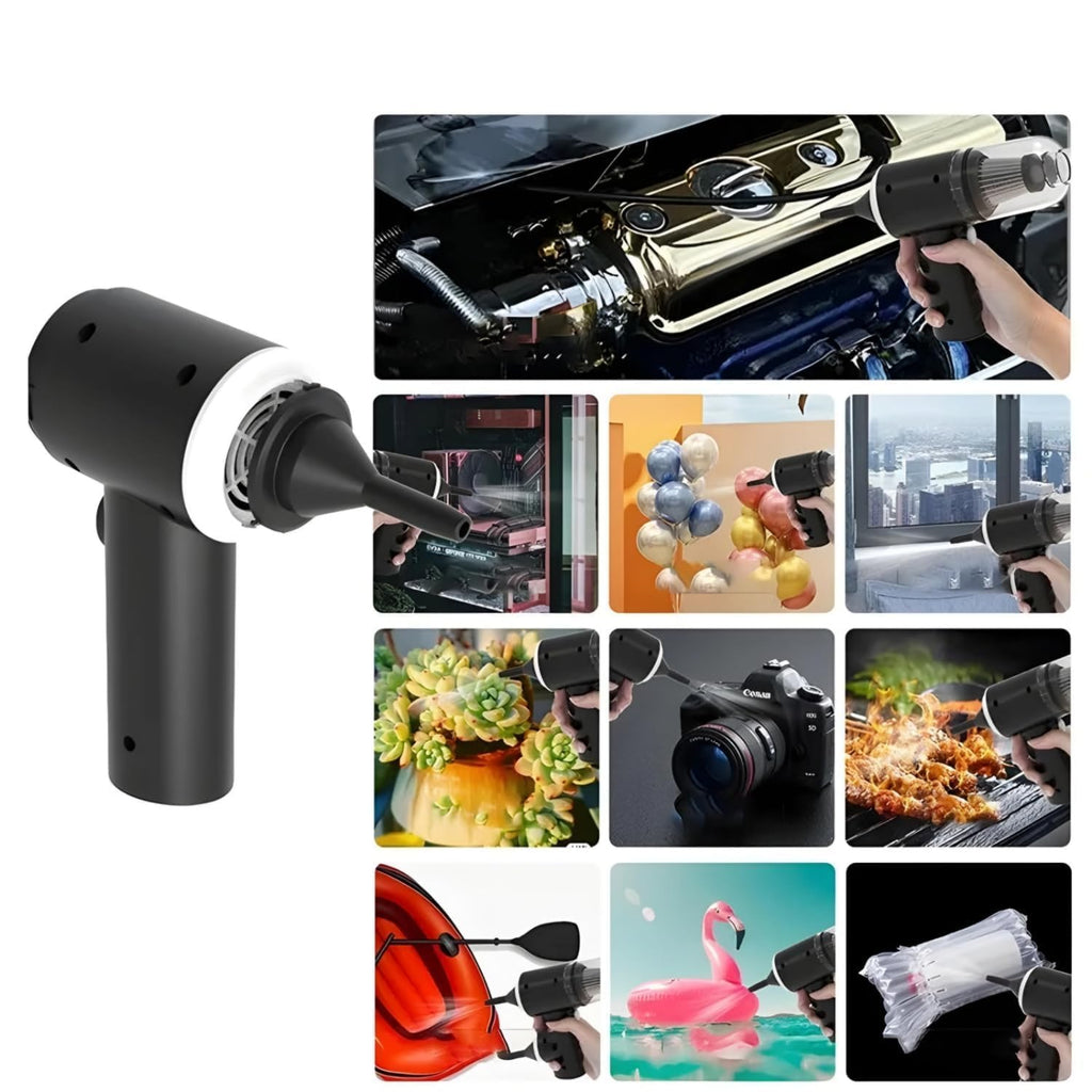 3-in-1 Cordless Handheld Vacuum USB Rechargeable