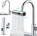 3-in-1 Waterfall Kitchen Faucet 360° Swivel Sprayer