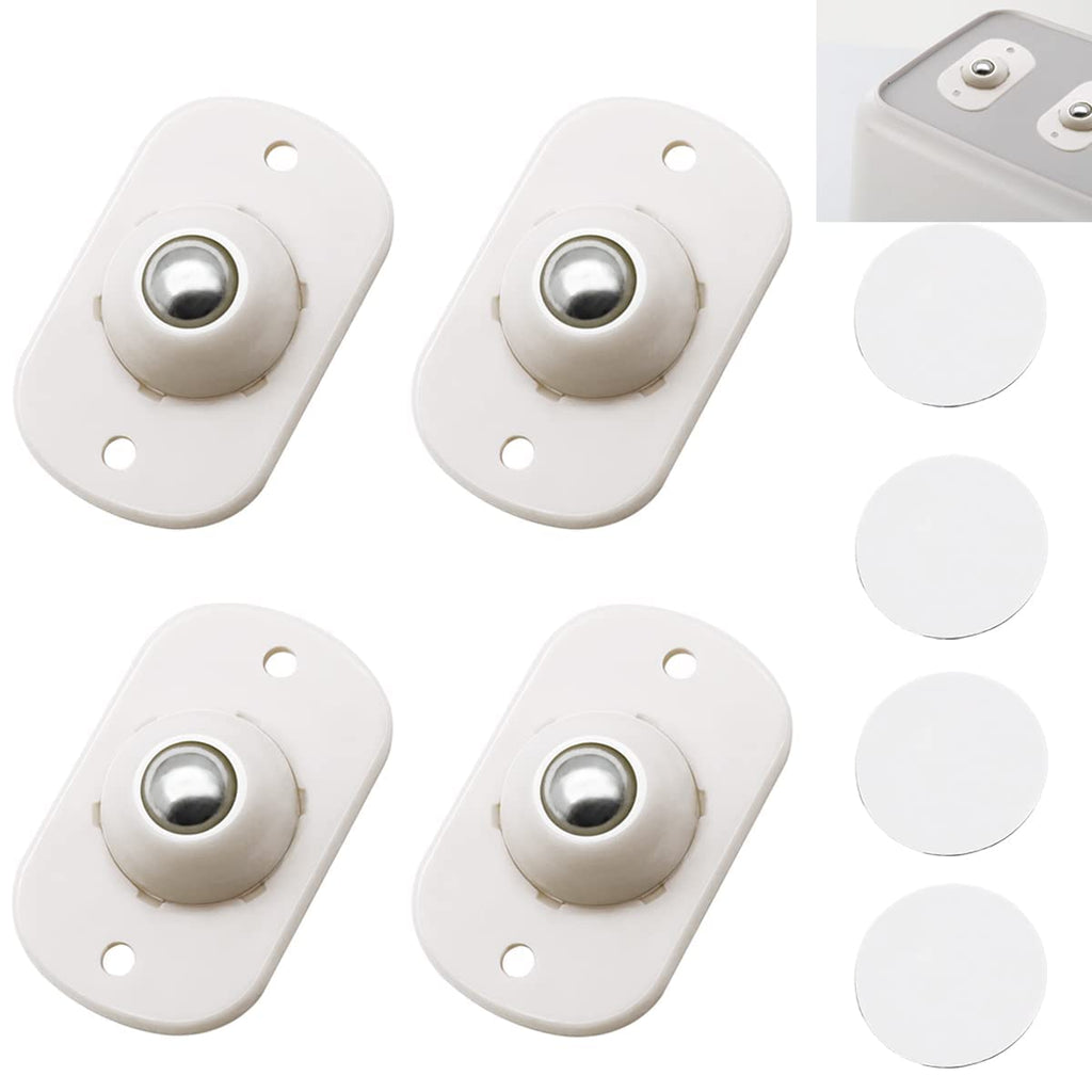 4PCS Self-Adhesive 360° Swivel Caster Wheels