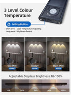 40CM Motion Sensor LED Cabinet Light USB Rechargeable
