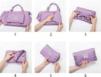Wine Foldable Travel Duffel Bag | Lightweight Waterproof Tote