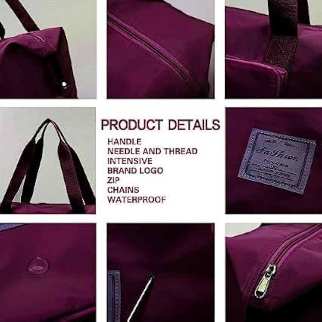 Foldable Wine Travel Duffel Bag | Lightweight Waterproof Tote