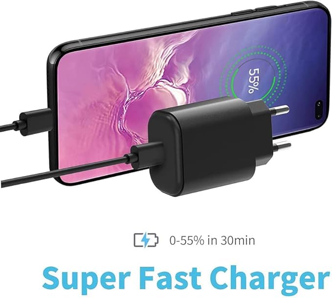 45W Samsung Super Fast Type-C Wall Charger with 1M Cable