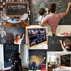 45x200cm Blackboard Wall Sticker with Chalks