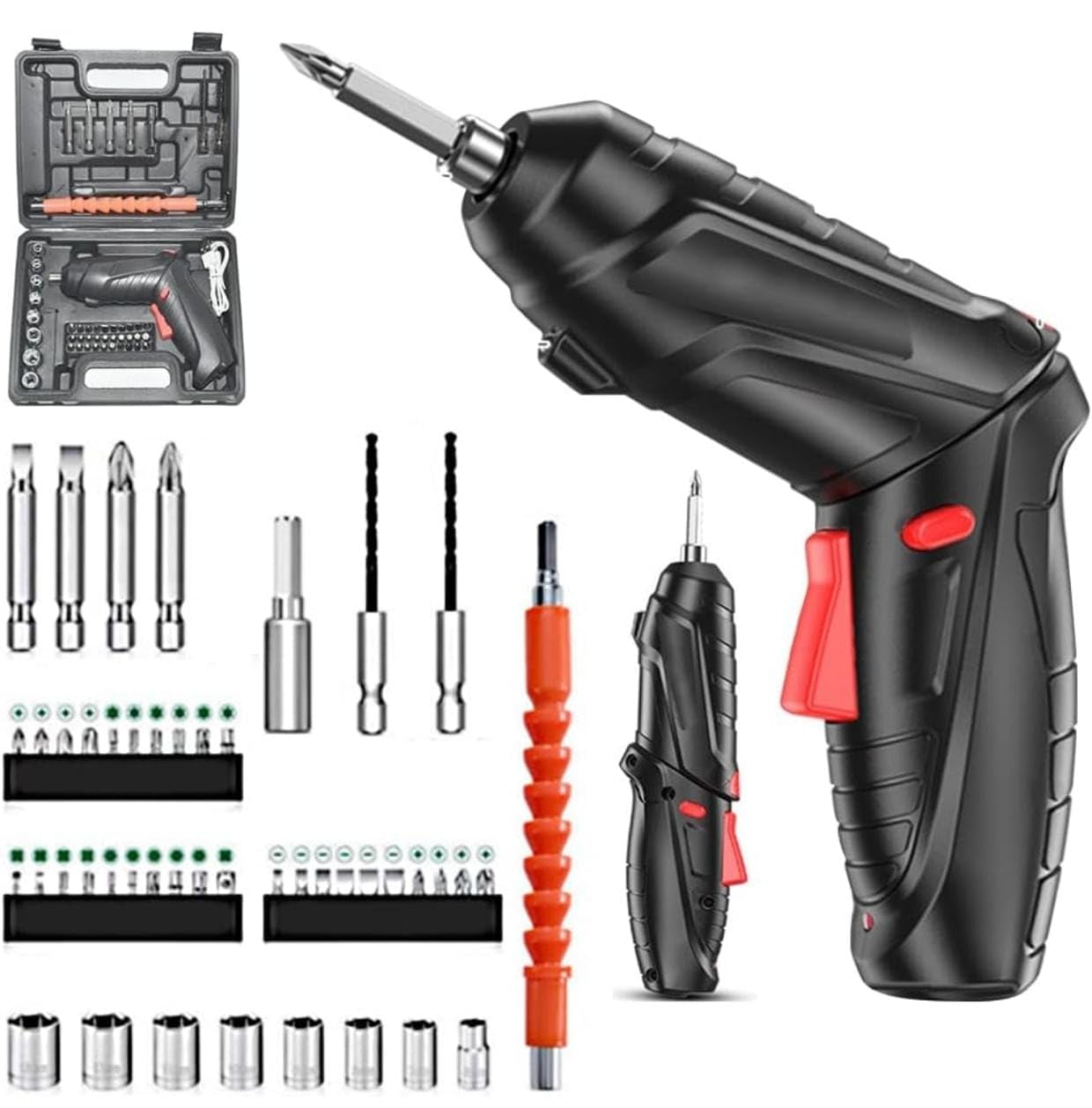 47-in-1 Electric Screwdriver 3.6V Cordless USB