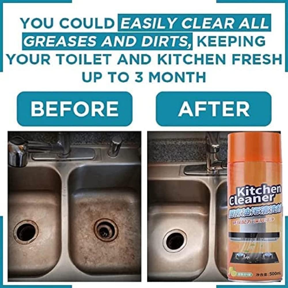 Powerful Kitchen Cleaner | Removes Grease, Oil & Stains Fast