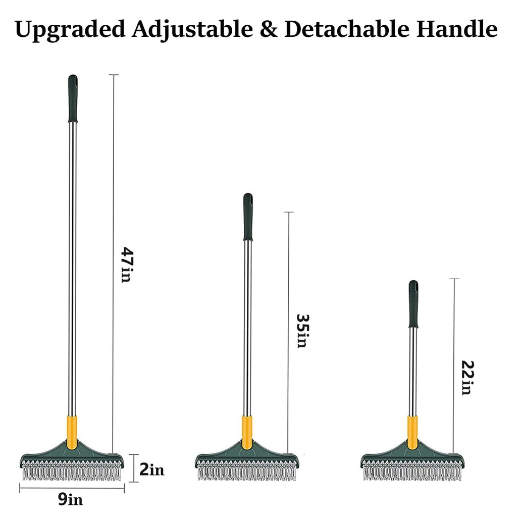 3-in-1 Tiles Cleaning Brush with Wiper – Versatile Combo