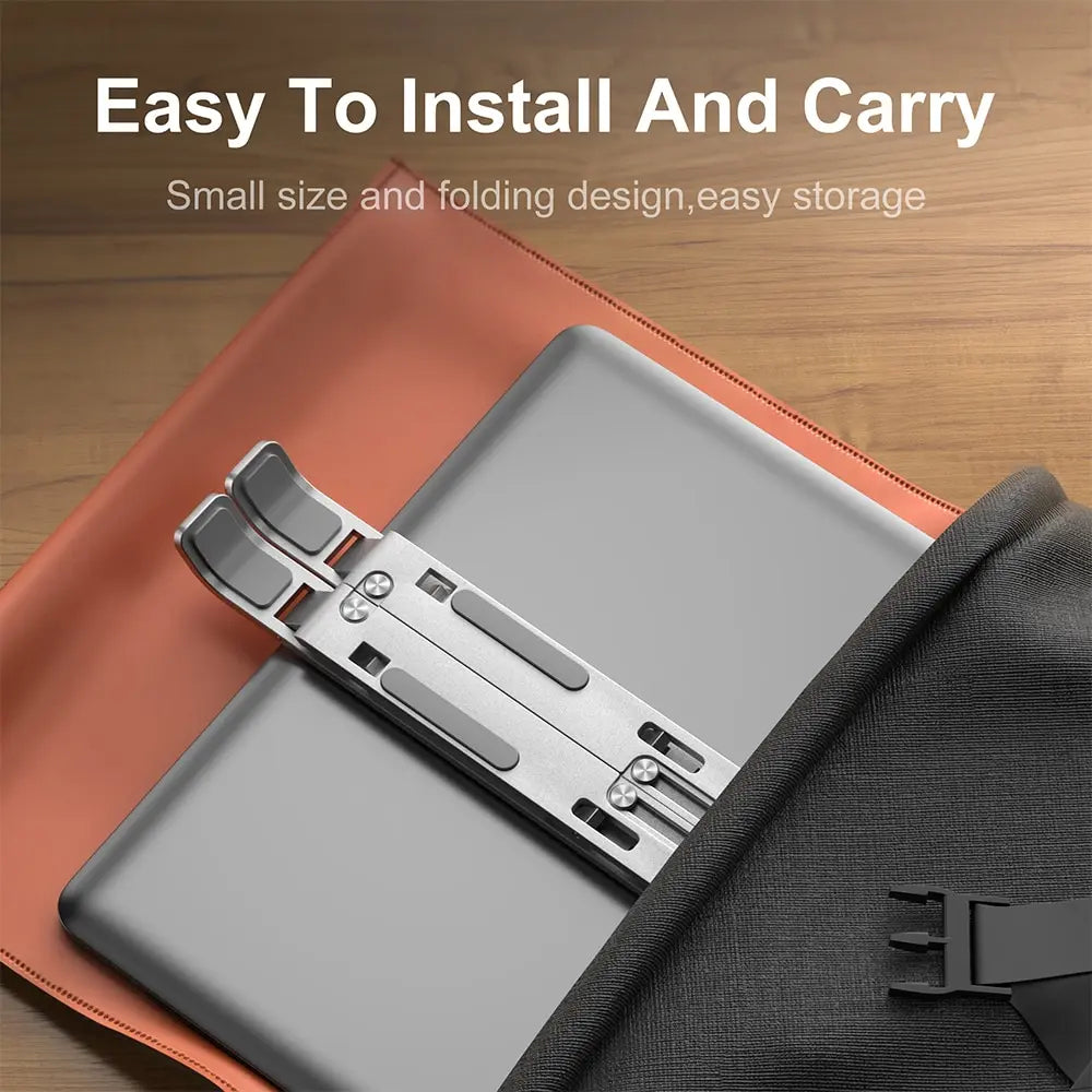Laptop & Tablet Stand | Foldable Adjustable Aluminum Holder