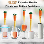 3-in-1 Multi Bottle Cleaning Brush for Cups, Tumblers & Bottles