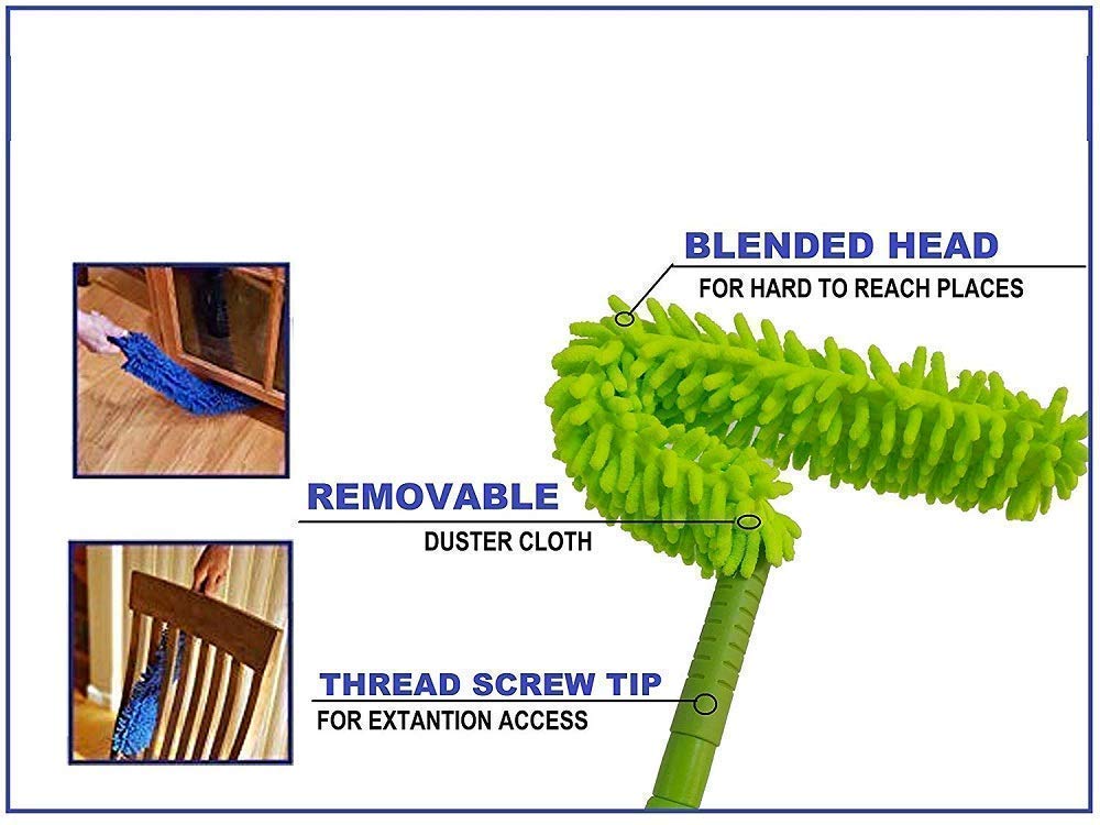 Flexible Fan Cleaning Duster | Multi-Purpose Home & Car Tool