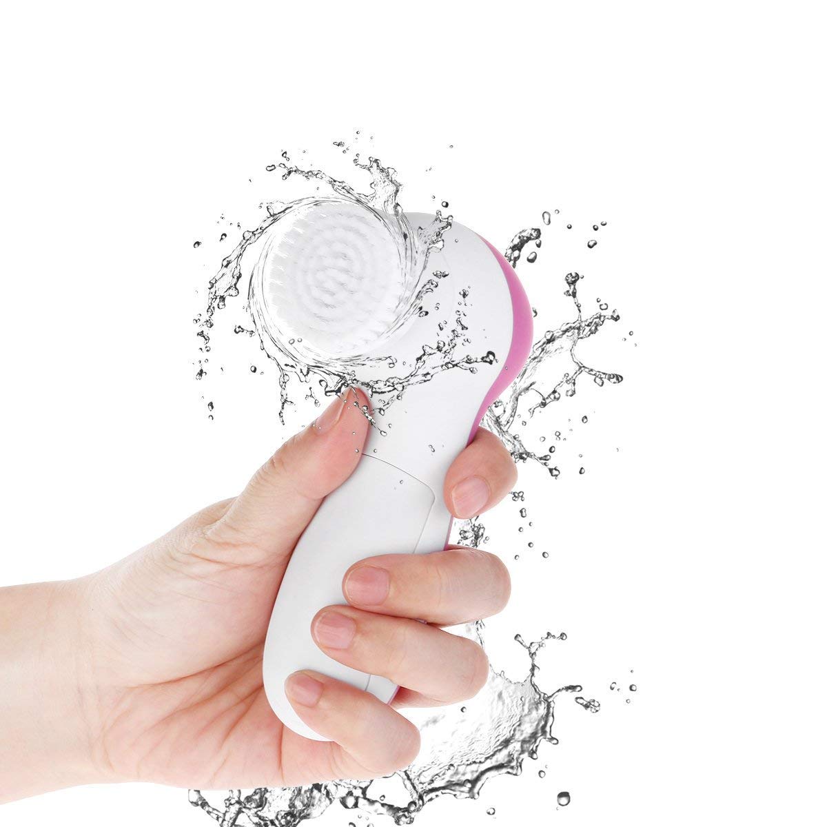 5-in-1 Electric Facial Massager – Exfoliate & Cleanse Skin