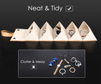 5 Slot Foldable Eyeglasses Storage Organizer Case