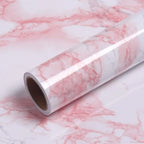 Peel & Stick Marble Wallpaper | Waterproof Pink Vinyl Decor